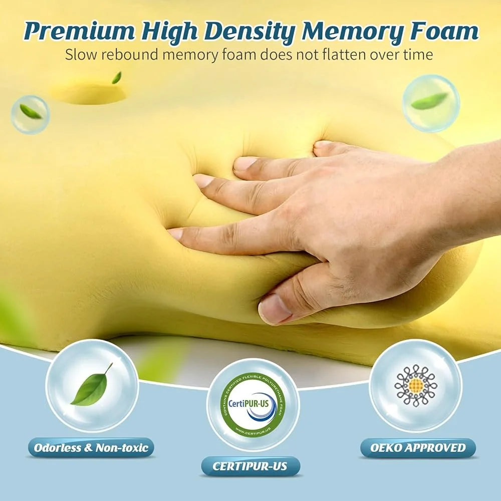 Ergonomic Cervical Neck Pillow Memory Foam U Shape Bedding Pillow