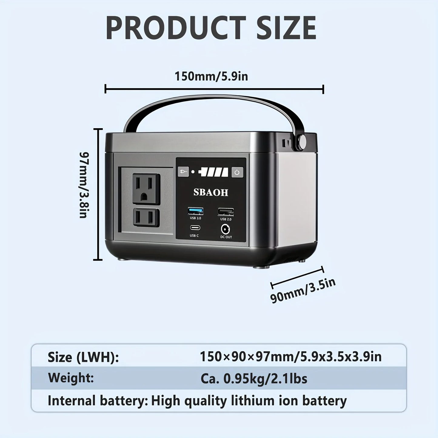 Portable Power Station for Travel and Camping