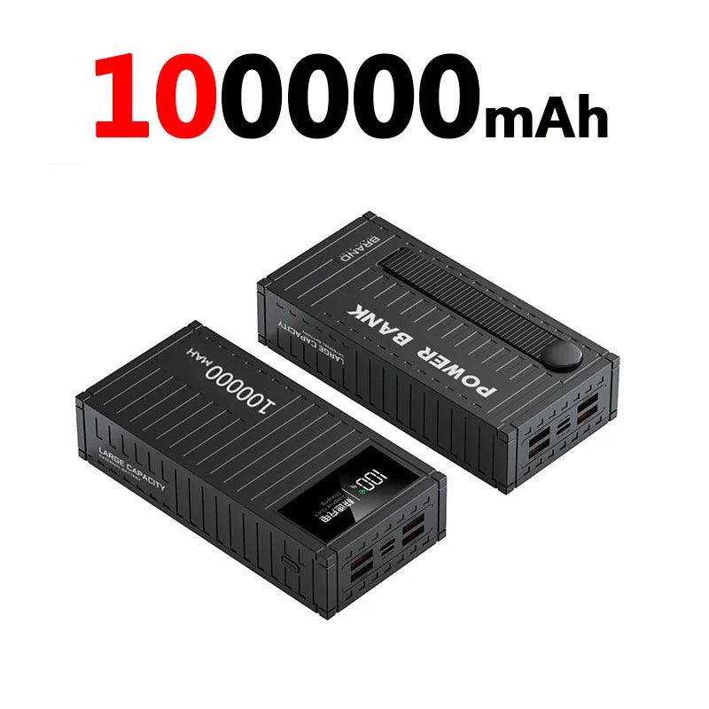 200000mAh Power Bank 66W Fast Charger Portable For Phones