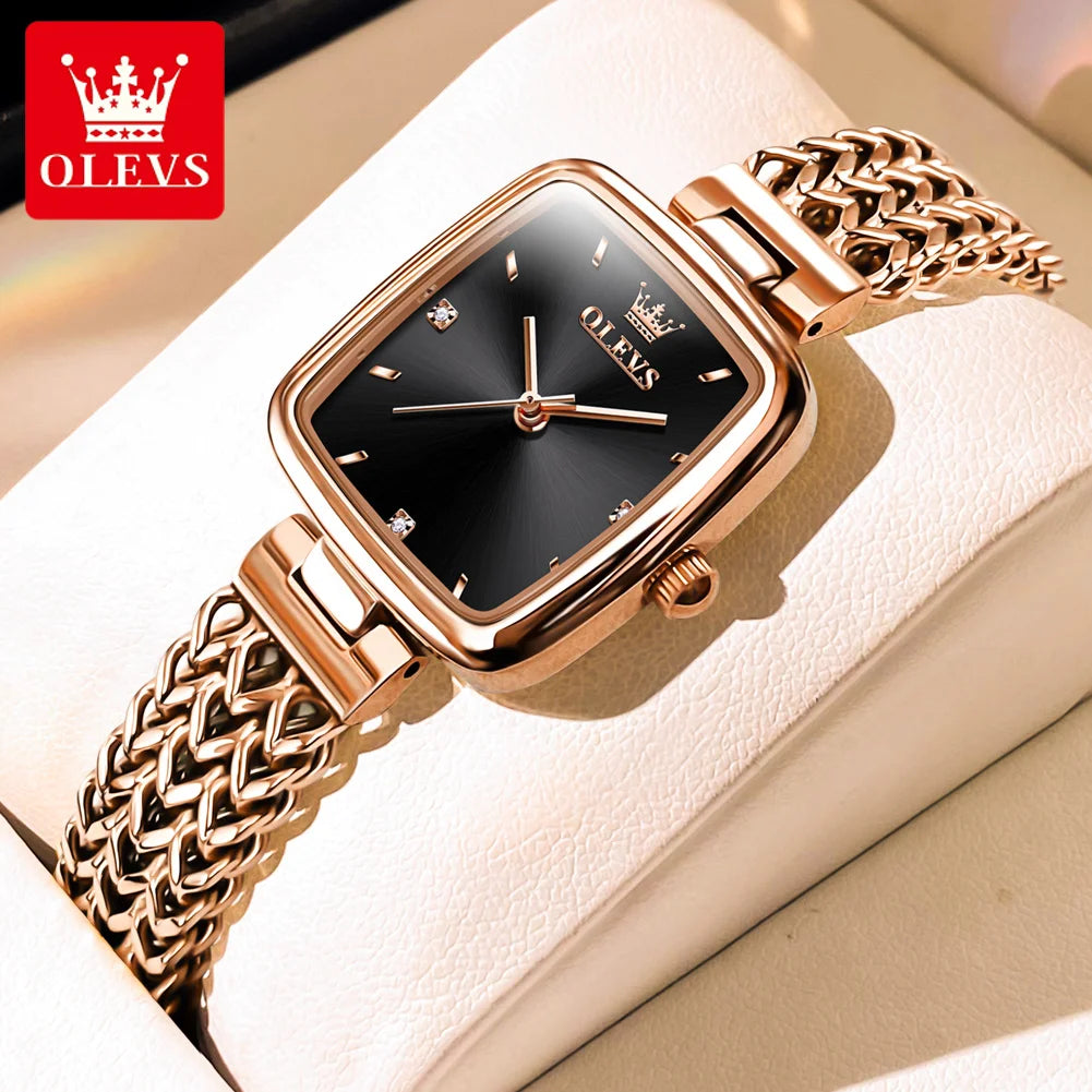 Simple Atmosphere Stainless Steel Waterproof Quartz Wrist Watch