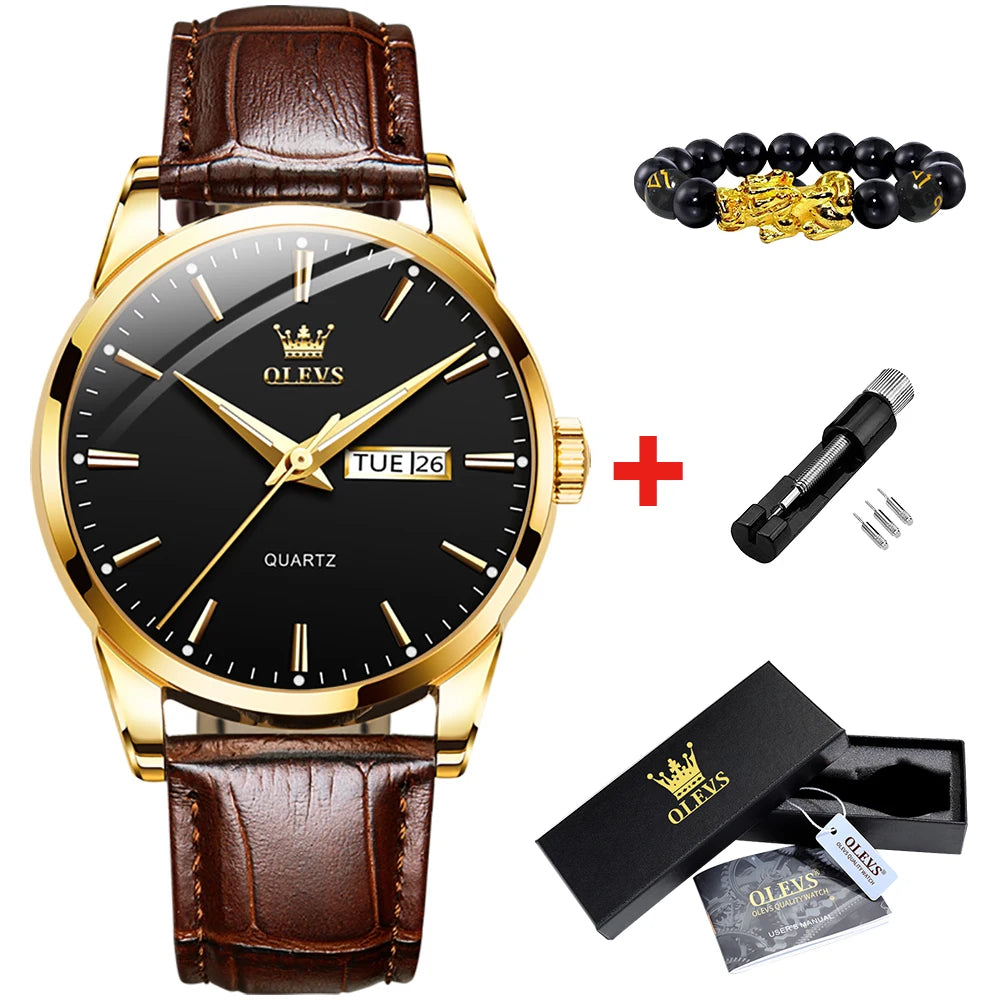 Top Brand Men's Watches Original Simple Quartz Wristwatch