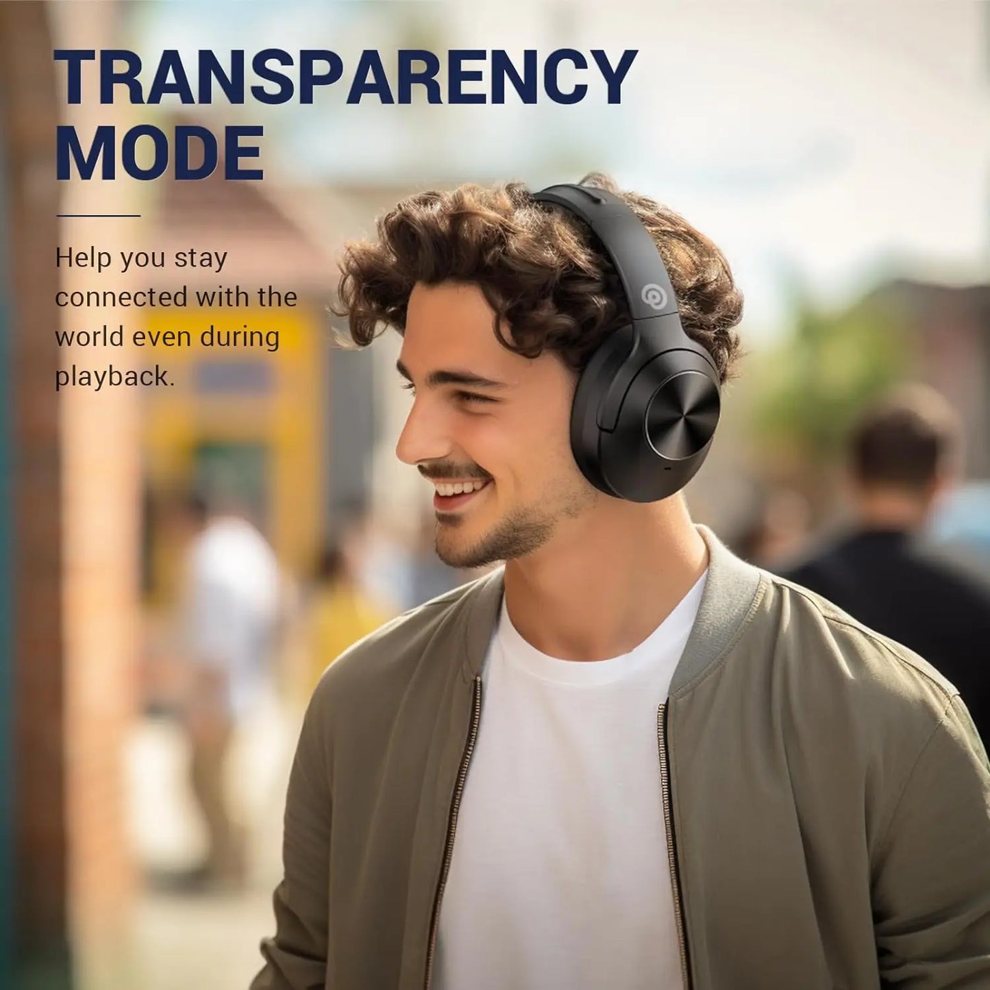 E11 Hybrid ANC Over Ear Bluetooth Headphones Wireless