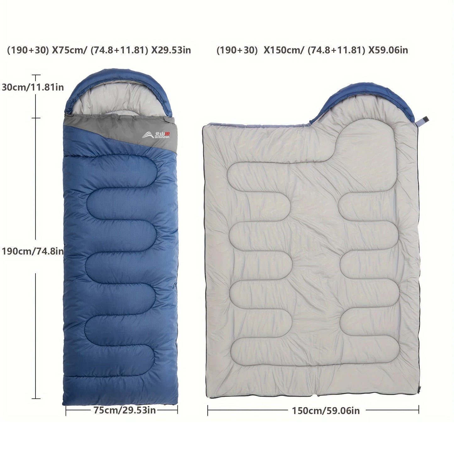 Sleeping Bag Ultralight Waterproof Warm Envelope