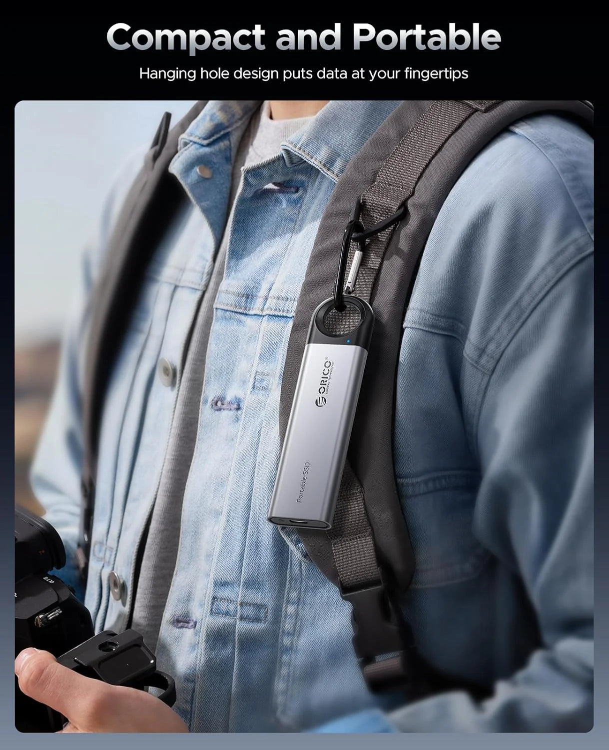 ORICO 1TB External SSD Ultra-Fast 460MB/s Speed Portable