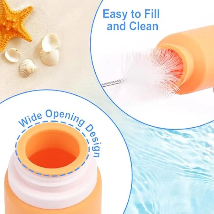 28 Pack Travel Bottles Set for Toiletries Leak Proof TSA Approved