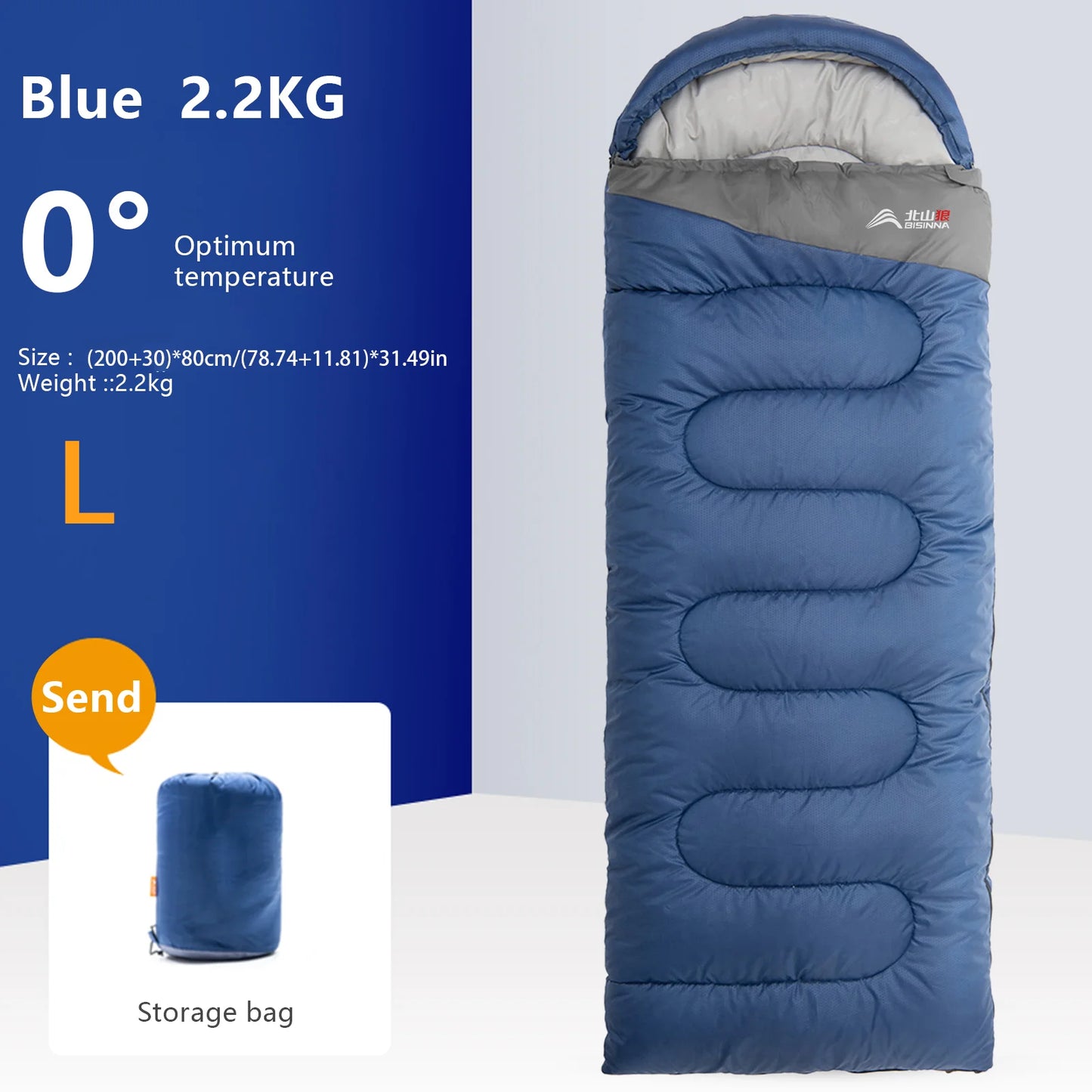Sleeping Bag Ultralight Waterproof Warm Envelope