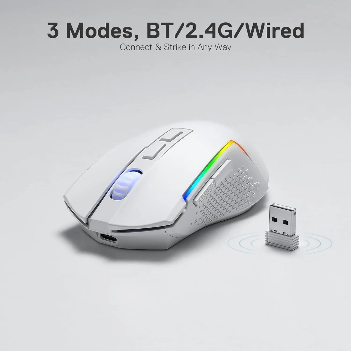Redragon M693 Wireless Wired BT 8000 DPI Gaming Mouse
