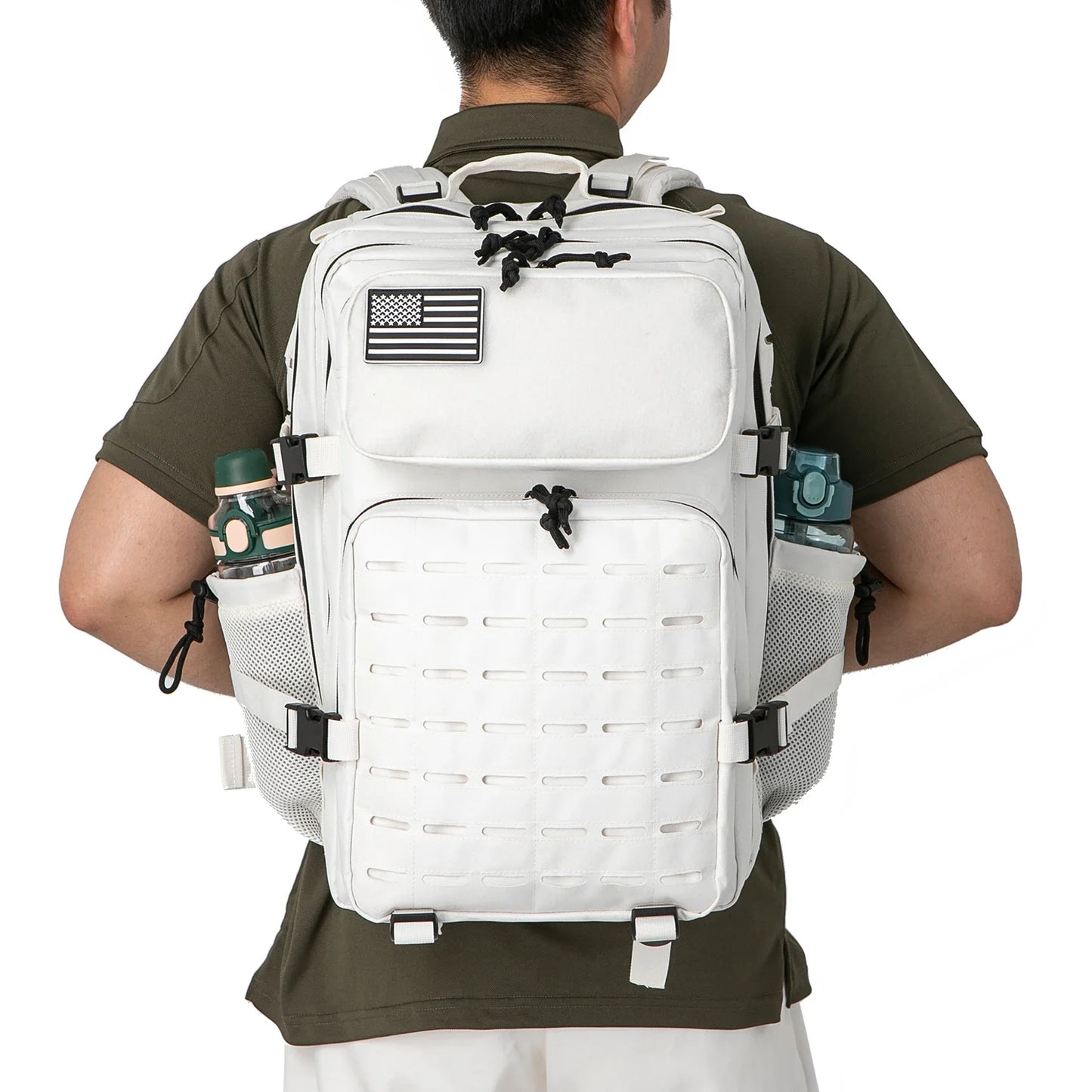 25L/45L Tactical Military Backpack with Bottle Holder