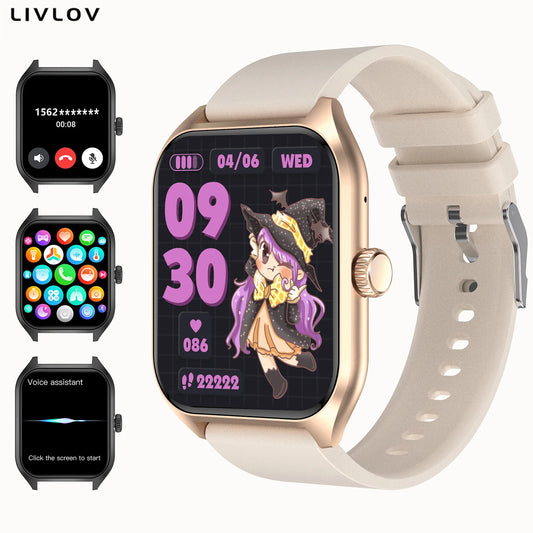 AI Voice Assistant Smart Watch for Women