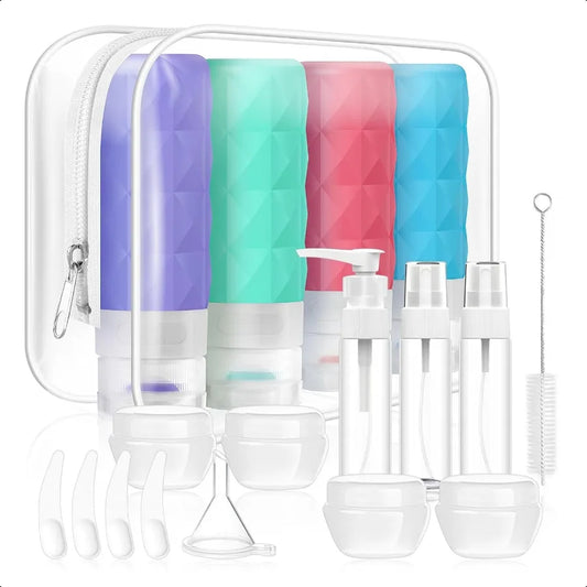 20 Pack Travel Bottle Set Leak Proof TSA Approved