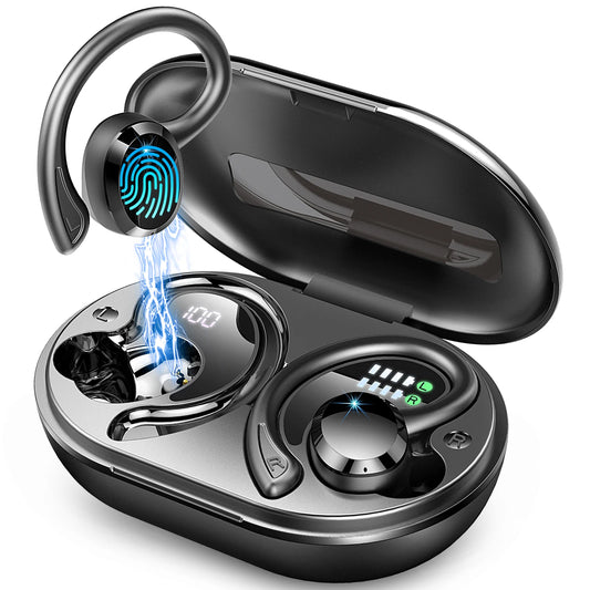 Wireless Earbuds, Bluetooth 5.3 Noise Cancelling Mic, 48H Playtime