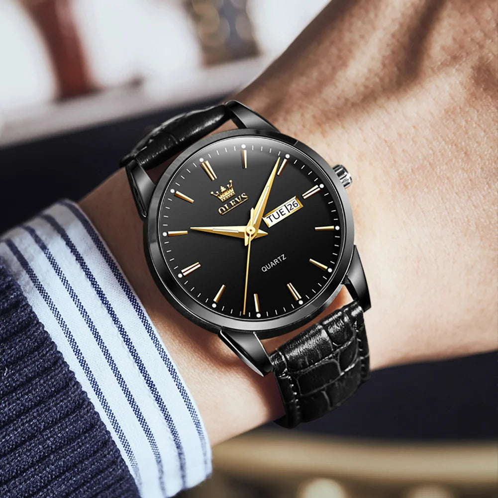 Top Brand Men's Watches Original Simple Quartz Wristwatch