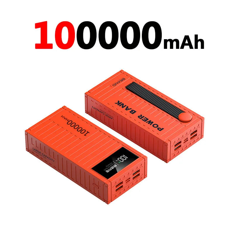 200000mAh Power Bank 66W Fast Charger Portable For Phones