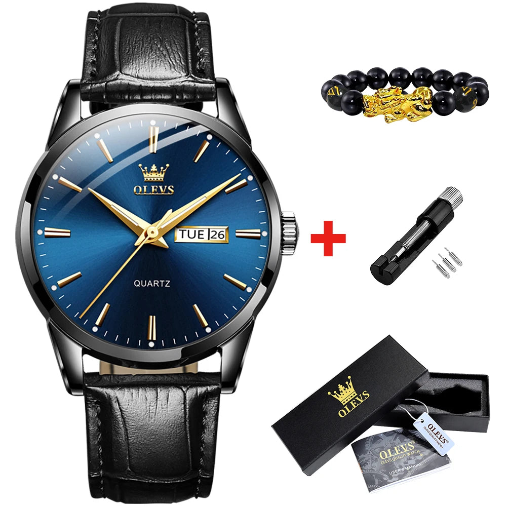 Top Brand Men's Watches Original Simple Quartz Wristwatch