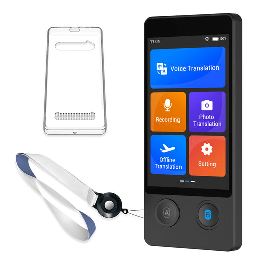 Wooask W12 Voice Translator 144 Languages Real Time Translation Device 16 Offline Packs No WiFi Needed Travel Business Tool