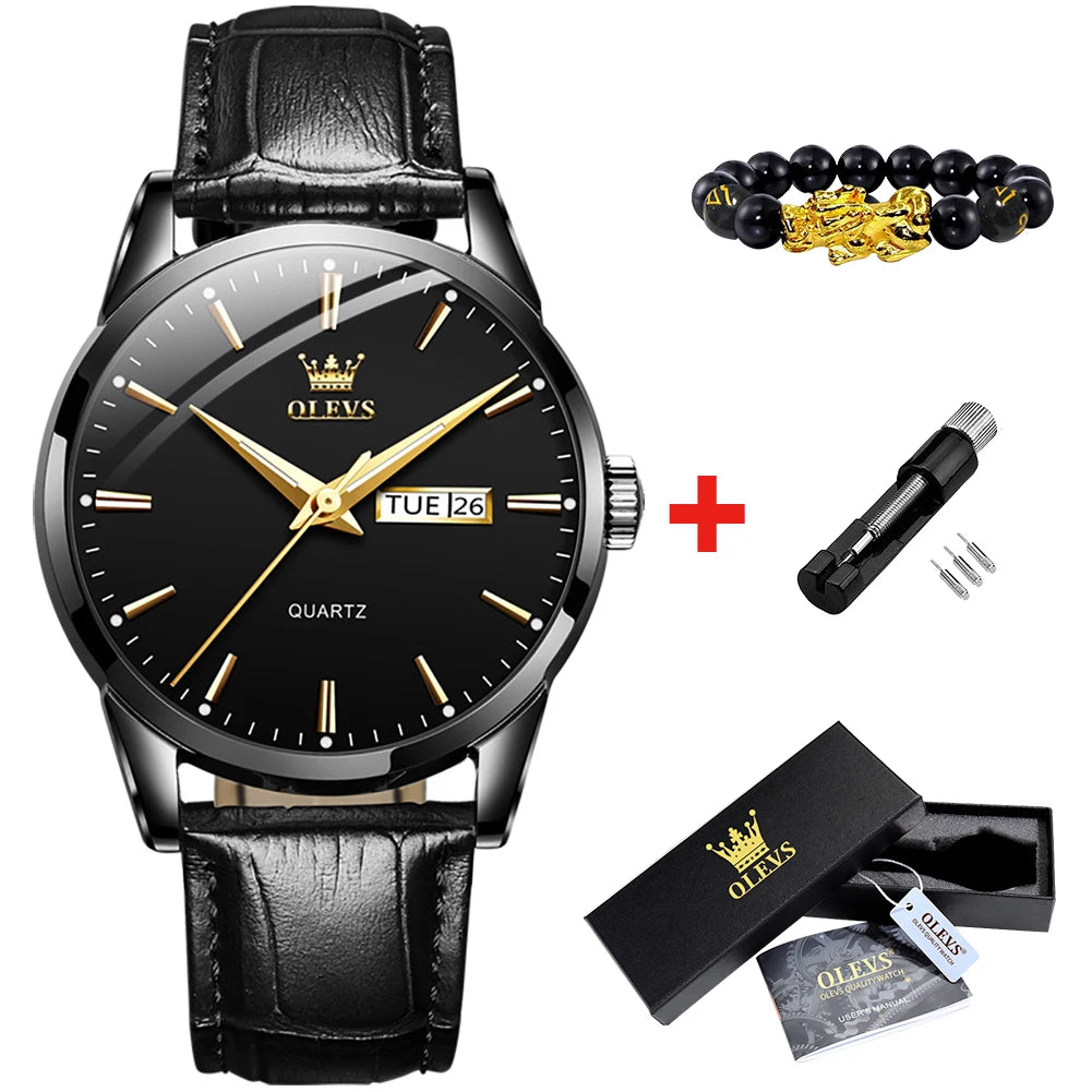 Top Brand Men's Watches Original Simple Quartz Wristwatch