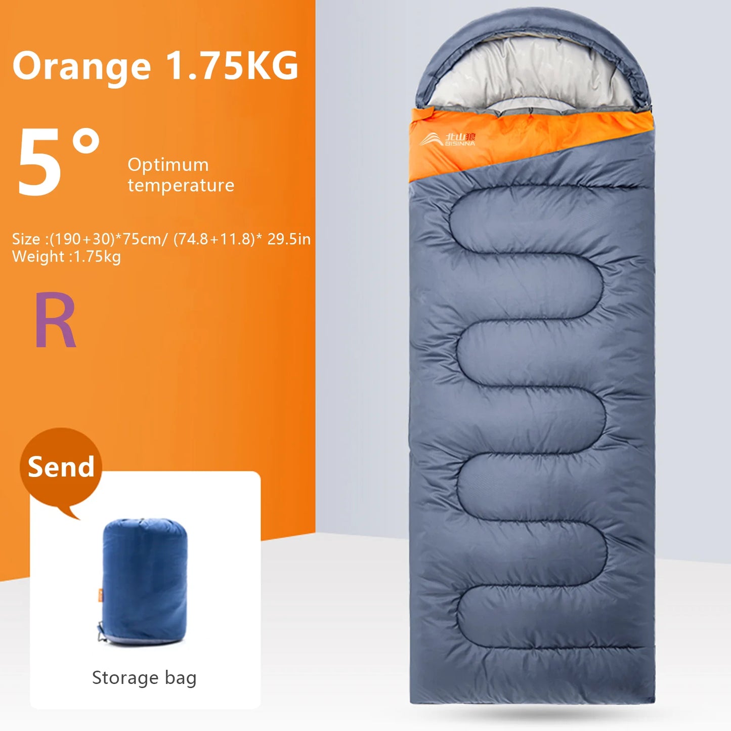 Sleeping Bag Ultralight Waterproof Warm Envelope
